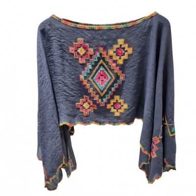 )Foulard poncho