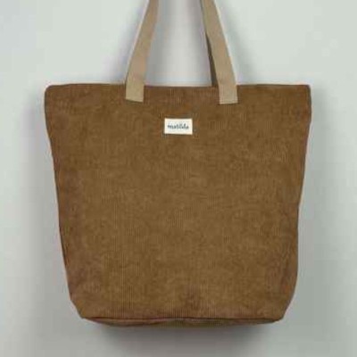 Bolsa tote Grande pana marron
